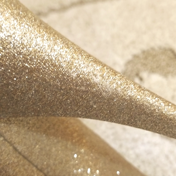 Enzo Angioloni gold peep toe sz9 - Picture 10 of 11